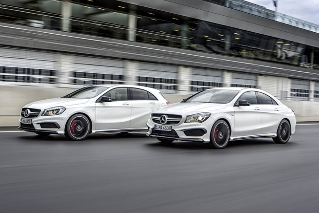 mercedes-Cla-45-amg-and-A-45 amg