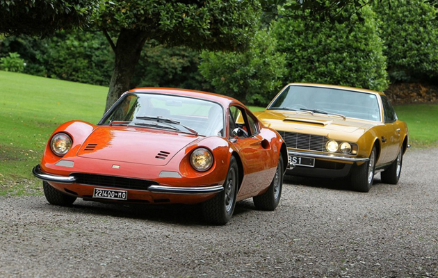 Ferrari-Dino_Aston-Martin-DBS_The-Persuaders